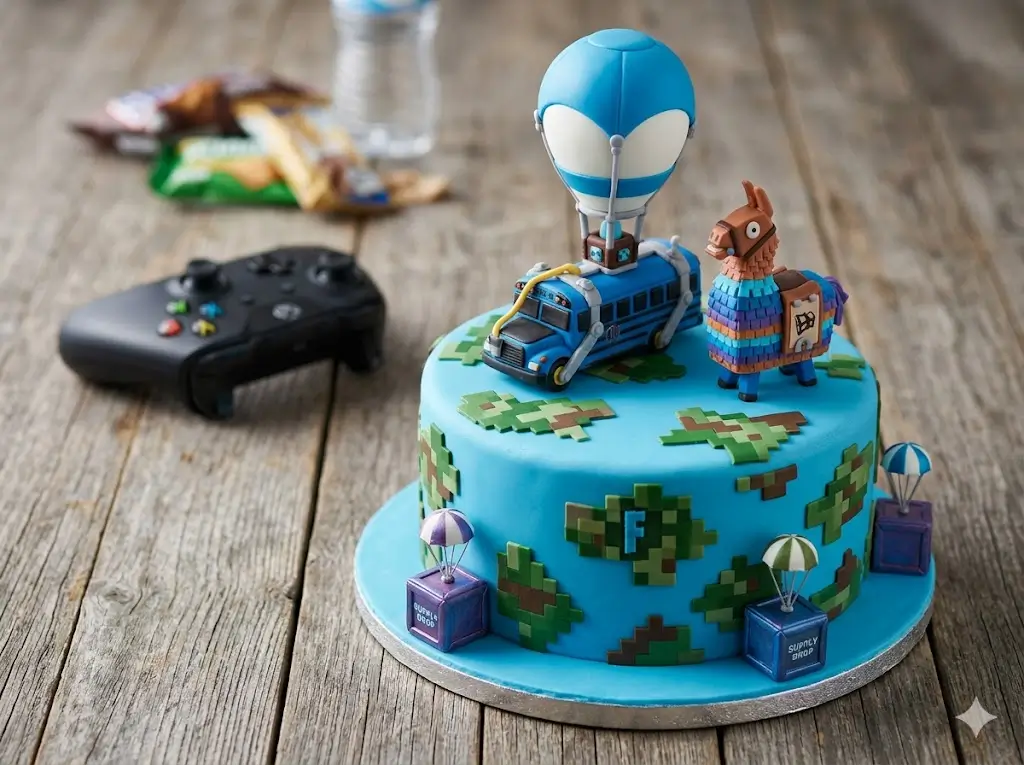 gateau fortnite : 5 astuces pour un anniversaire Top 1 réussi