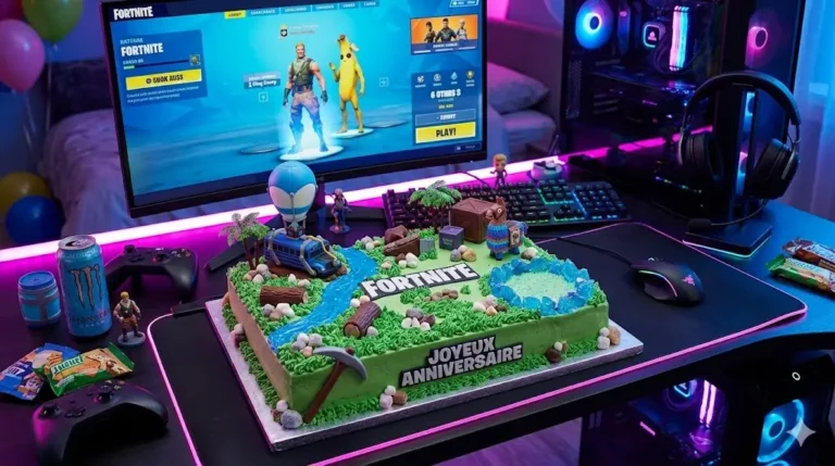 gateau fortnite : 5 astuces pour un anniversaire Top 1 réussi