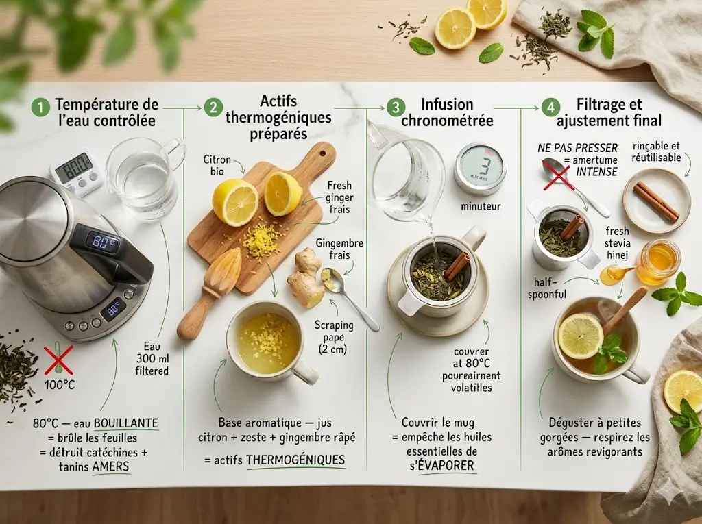 thé qui fait maigrir : comment réussir cette recette en 3 étapes