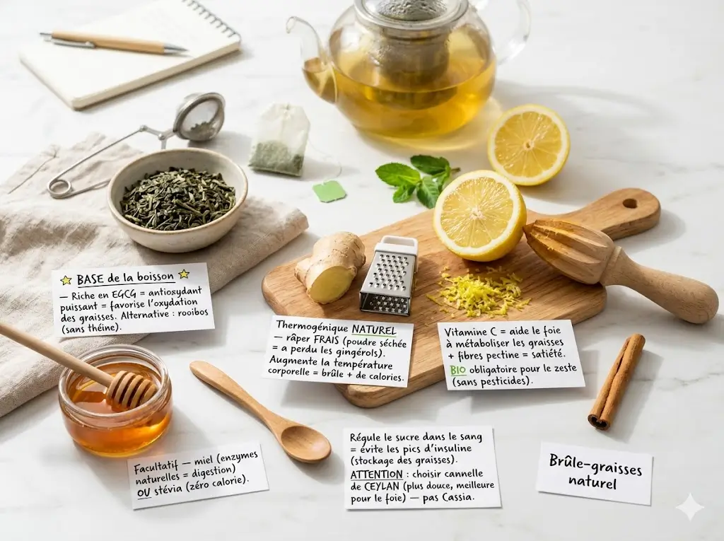 thé qui fait maigrir : comment réussir cette recette en 3 étapes