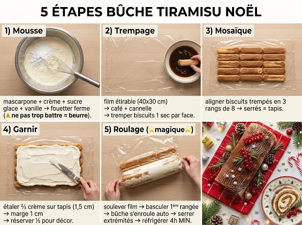 Dessert de noel facile : 5 étapes pour une bûche parfaite