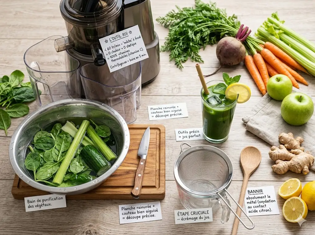 Jus détox : Top 7 bienfaits de la recette Vitalité Émeraude