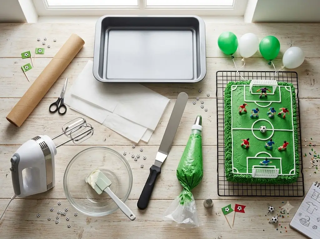 gateau terain de foott : 7 etapes pour le meilleur anniversaire